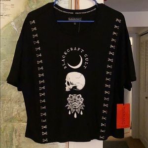 Goth punk hook and eye Blackcraft tee